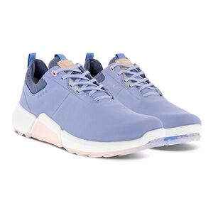 Ecco Biom H4 Ladies Leather and Gore-Tex Lavender Golf Shoes with Cream Sole